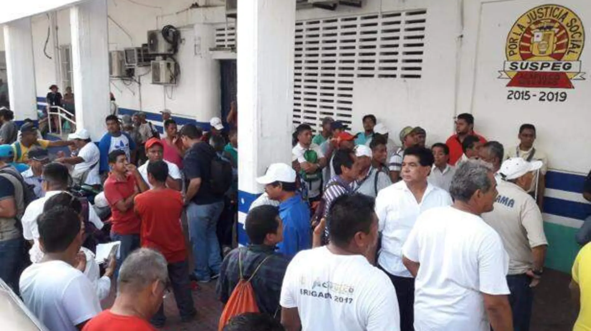 Acapulco trabajadores de Coagua en Paro